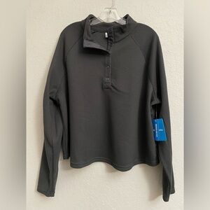 Columbia Holly Hideaway Waffles Half Snap Shirt Womens XXL Shark